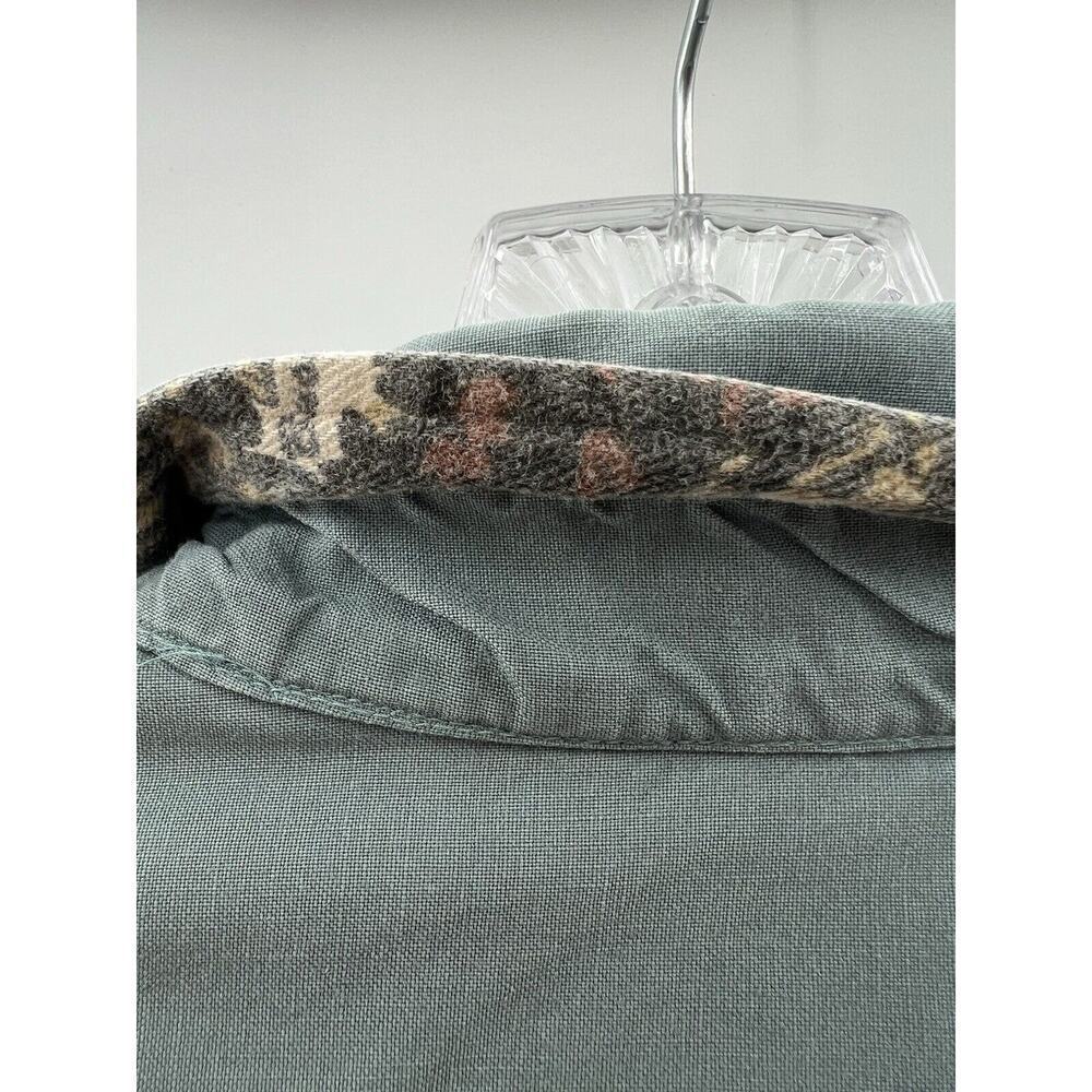 Bushlan Men’s Long Sleeve Button Front Vintage (89) Hunting Shirt Green Large - Picture 10 of 12